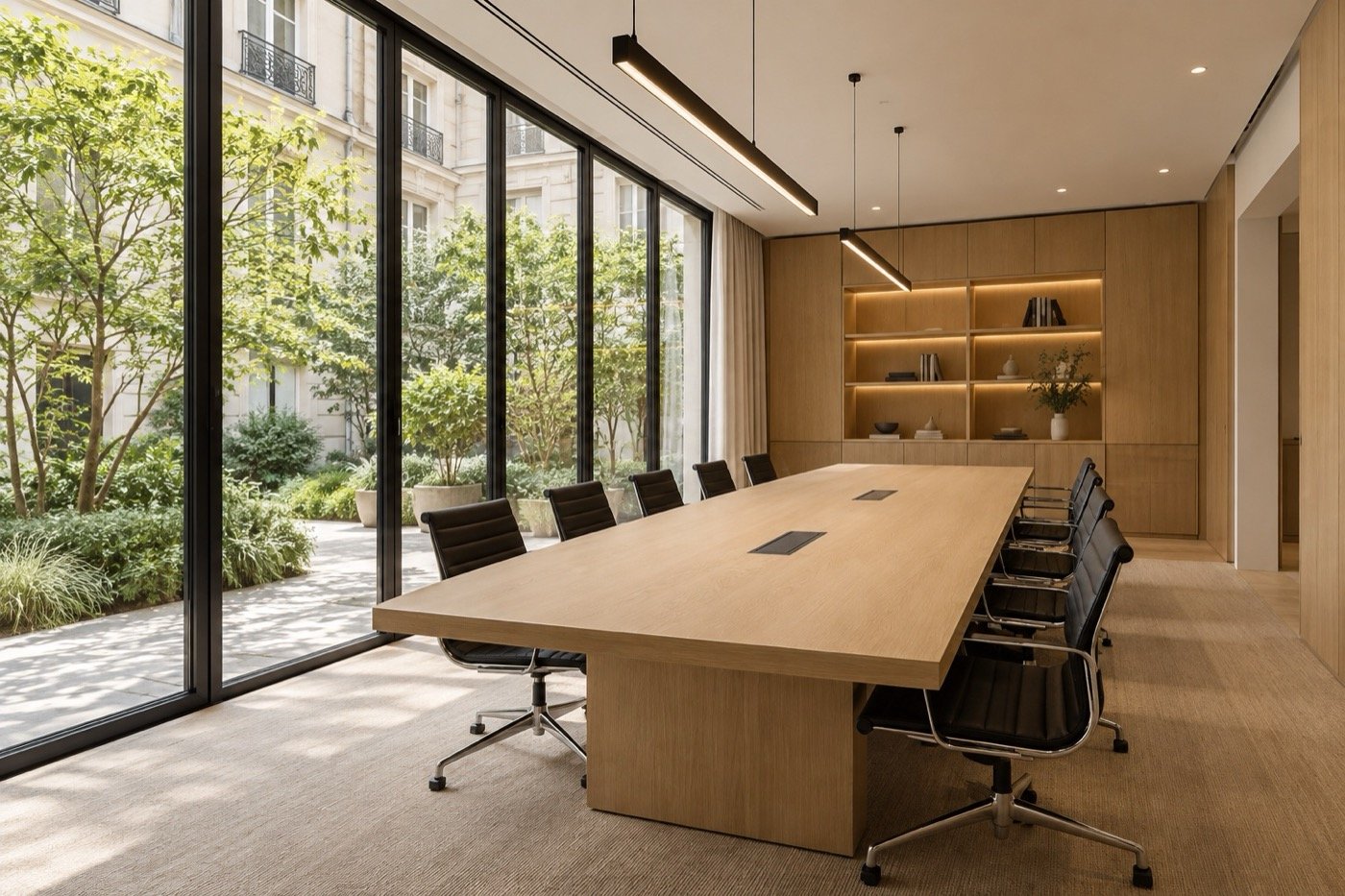 Bureaux professionnels lumineux rénovés